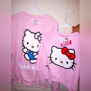 💖Hello Kitty Mommy and Daughter Sweaters Set 👭